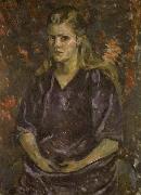 unknow artist, Painting of Anna Mahler